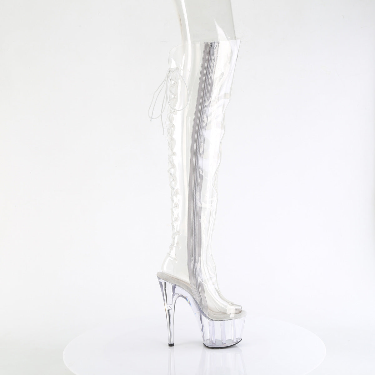 【PLEASER】ADORE-3019C プラットフォームシューズ Clr TPU/Clr【取寄】
