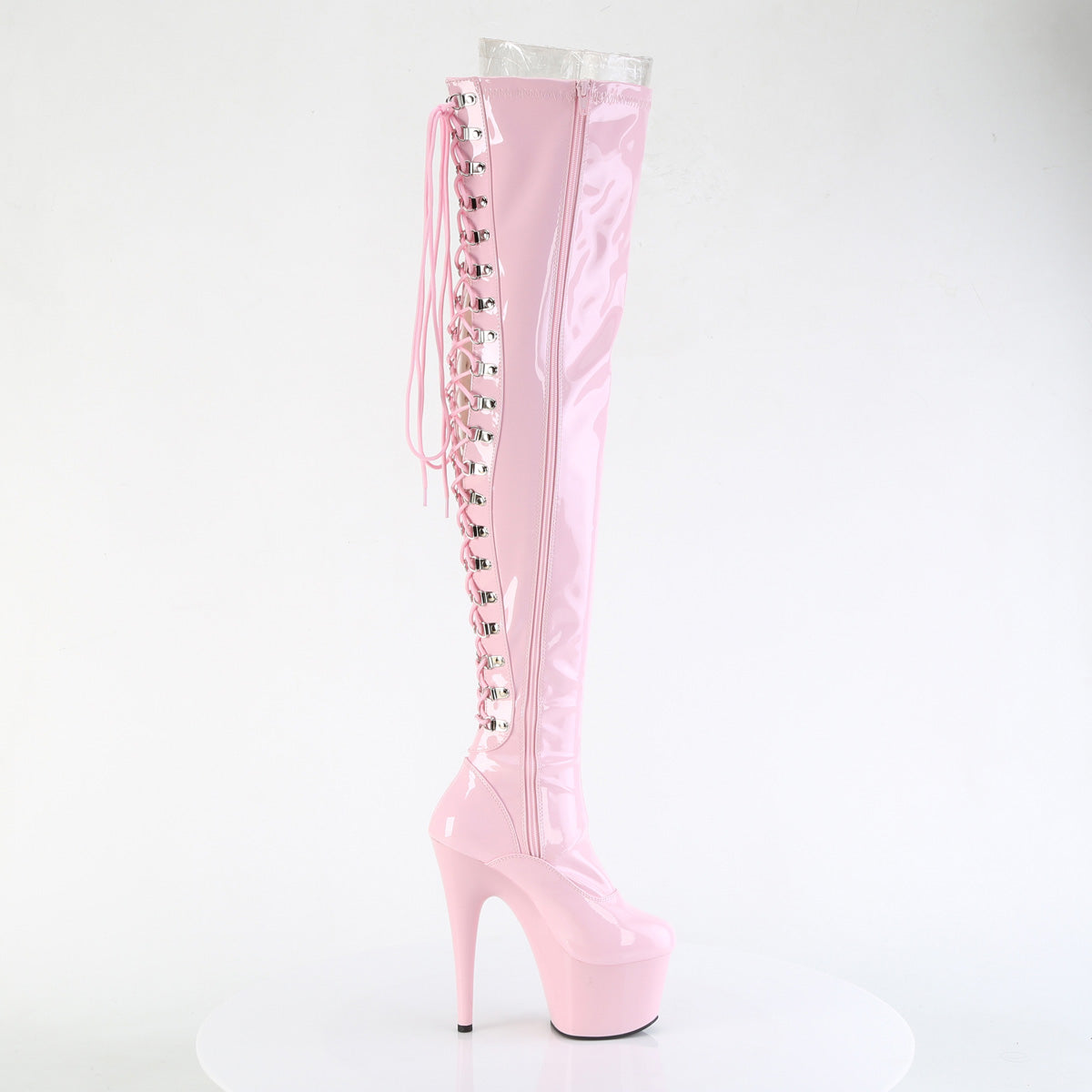 【PLEASER】ADORE-3063 プラットフォームシューズ B. Pink Str Pat/B. Pink【取寄】