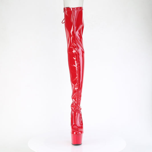 【PLEASER】ADORE-3850 プラットフォームシューズ Red Str. Pat/Red【取寄】