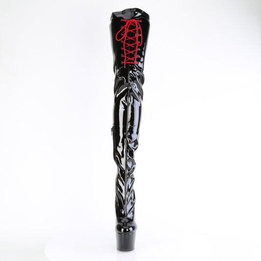 【PLEASER】ADORE-4001WR プラットフォームシューズ Blk Stretch Pat/Blk【取寄】