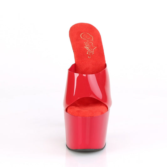 【PLEASER】ADORE-701N プラットフォームシューズ Red (Jelly-Like) TPU/Red【取寄】
