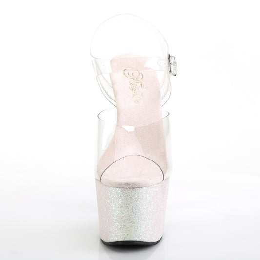 【PLEASER】ADORE-708HMG シューズ Clr/Opal Multi Glitter【取寄】