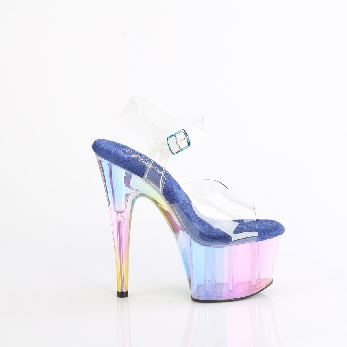 【PLEASER】ADORE-708HT プラットフォームシューズ Clr/Blue Multi Tinted【取寄】