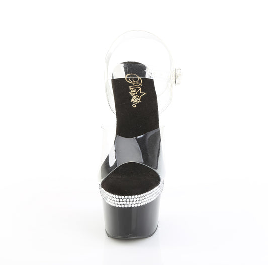 【PLEASER】ADORE-708MLS シューズ Clr/Blk【取寄】