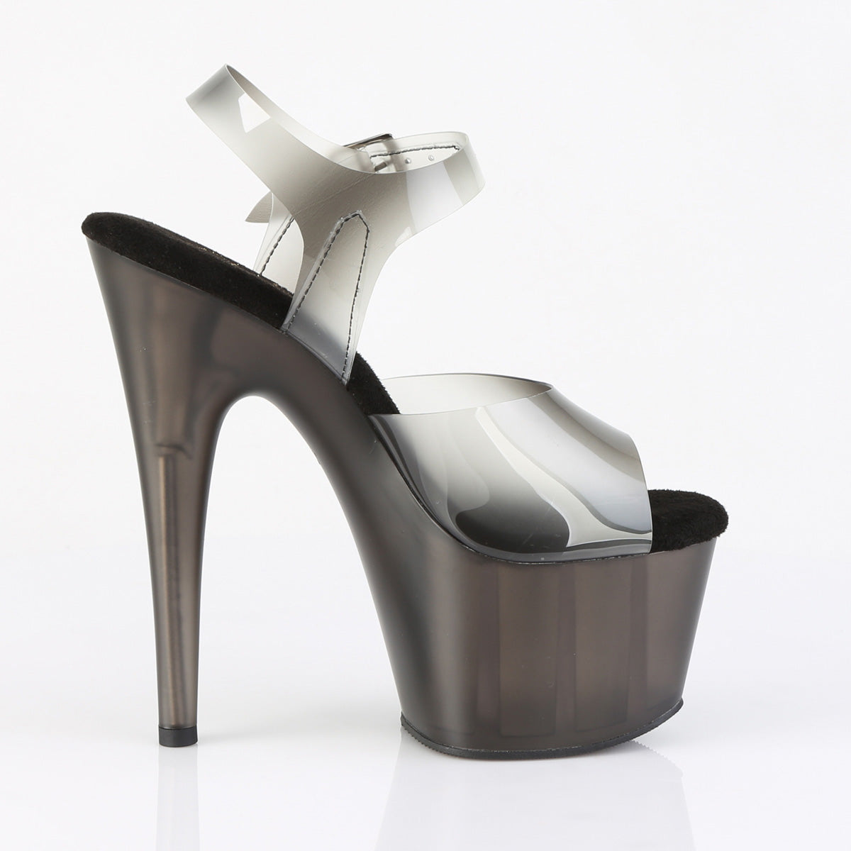 【PLEASER】ADORE-708N-T プラットフォームシューズ Blk Gradient TPU/Smoke Tinted【取寄】