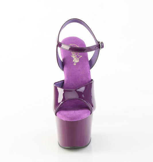 【PLEASER】ADORE-709 プラットフォームシューズ Purple Pat/Purple【取寄】