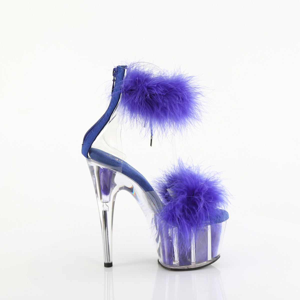 【PLEASER】ADORE-724F プラットフォームシューズ Clr-Royal Blue Fur/M【取寄】