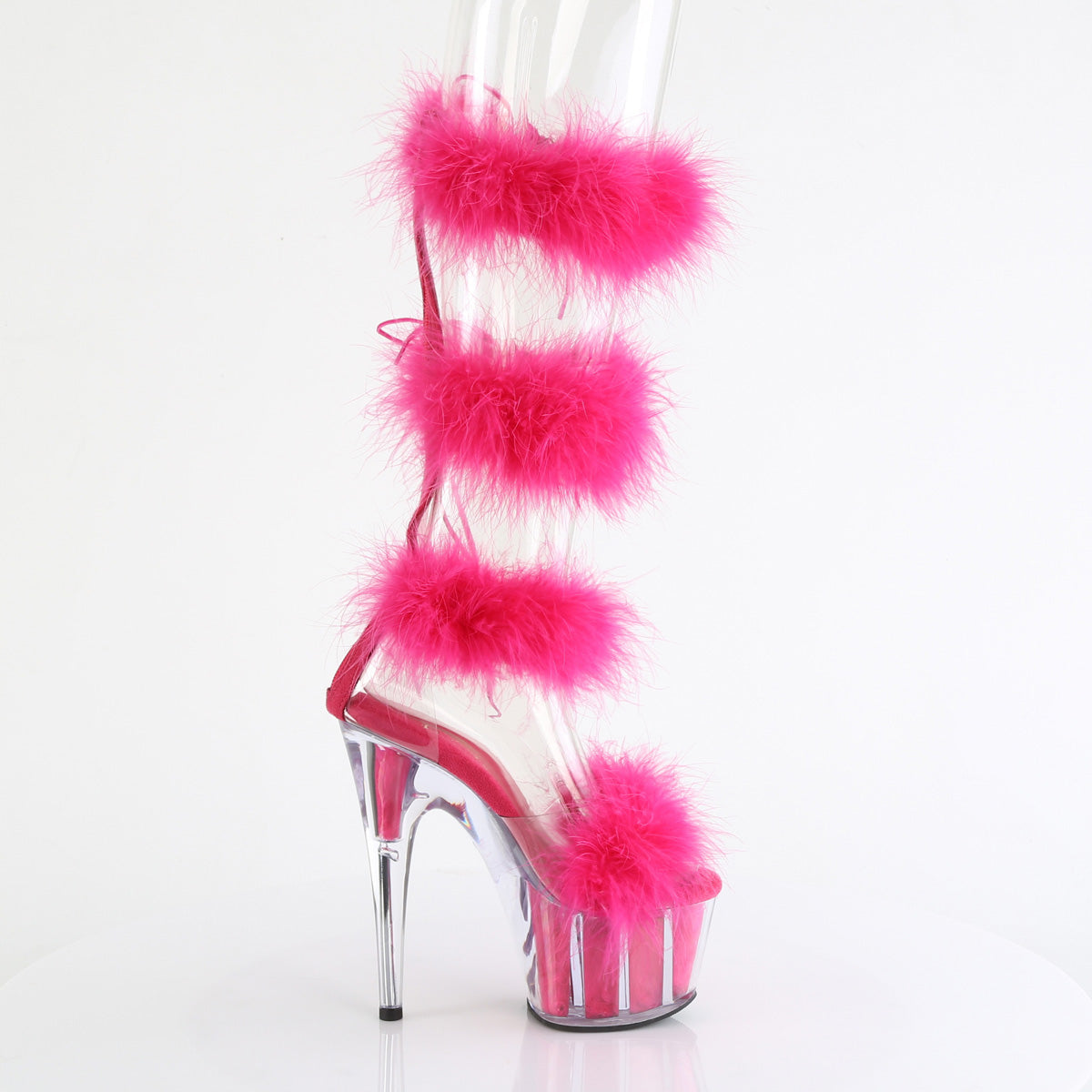 【PLEASER】ADORE-728F プラットフォームシューズ Clr-H. Pink Fur/M【取寄】