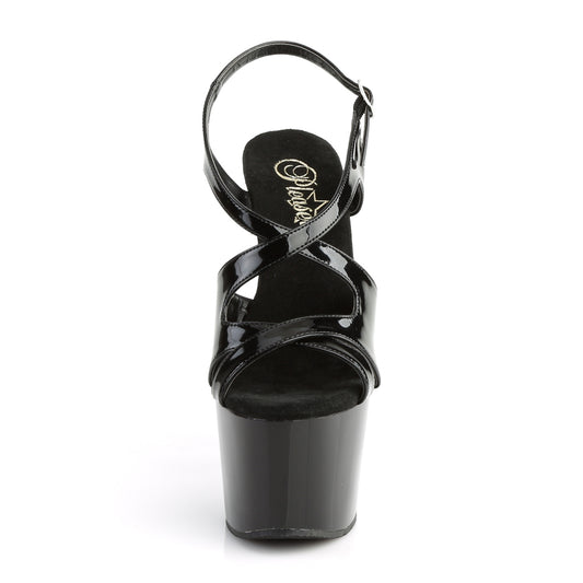【PLEASER】ADORE-730 プラットフォームシューズ Blk Pat/Blk【取寄】