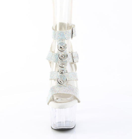 【PLEASER】ADORE-756RS プラットフォームシューズ Slv AB RS-TPU/Clr【取寄】
