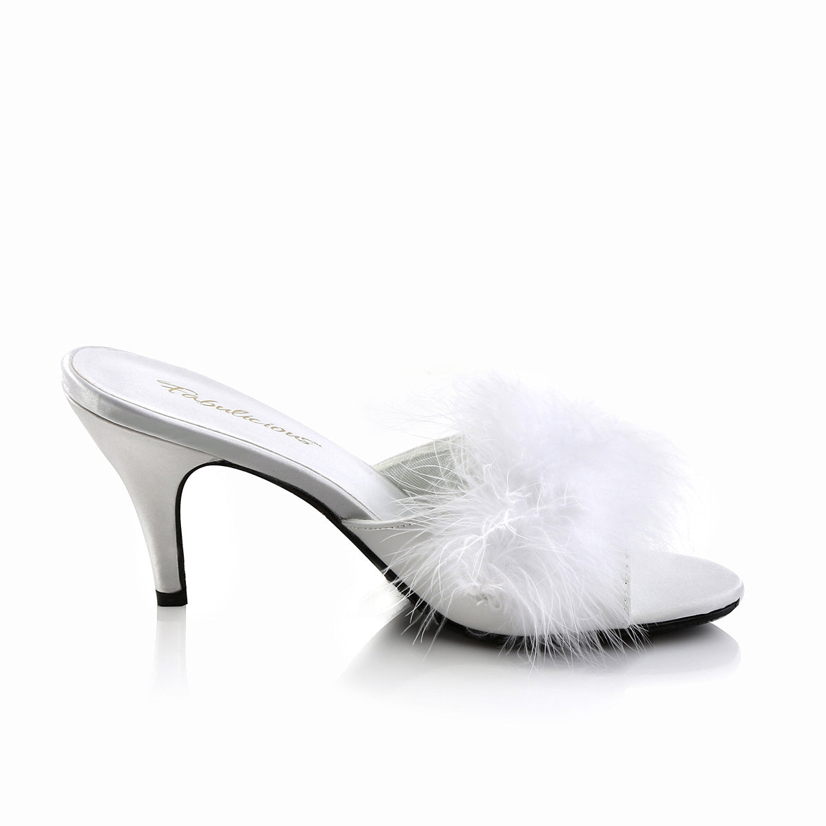 【FABULICIOUS】AMOUR-03 ヒールシューズ Wht Pu-Fur【取寄】