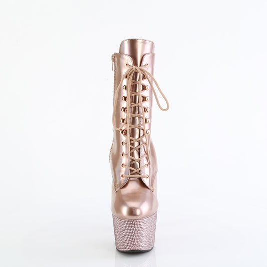 【PLEASER】BEJEWELED-1020-7 シューズ R. Gold Holo Pat/R. Gold AB RS【取寄】