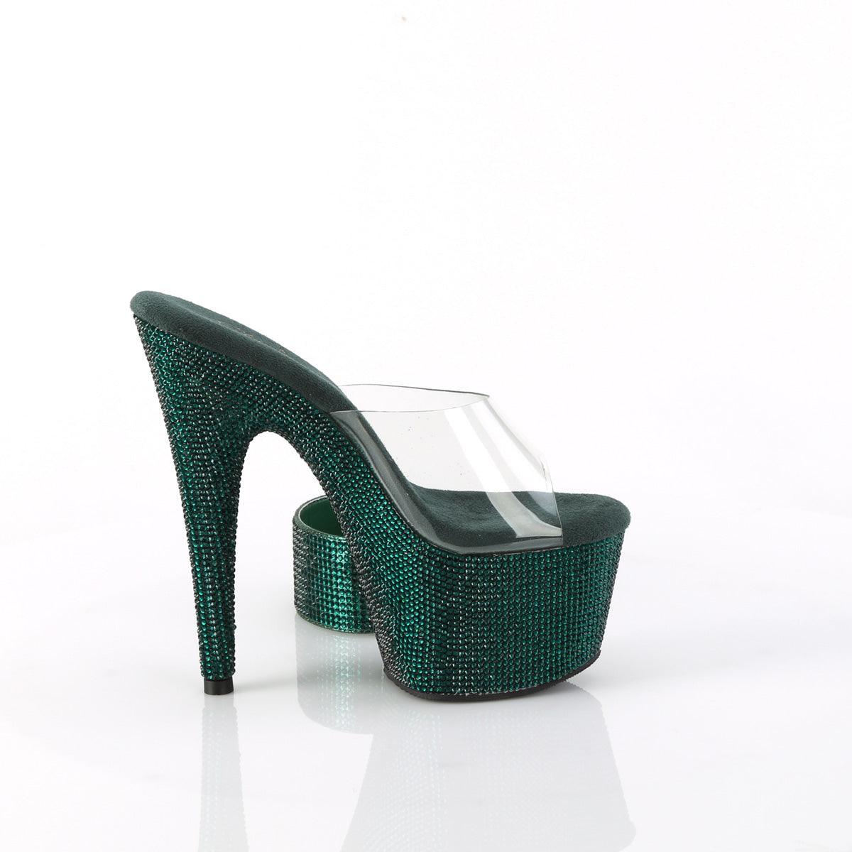 【PLEASER】BEJEWELED-712RS プラットフォームシューズ Clr/Emerald Green RS【取寄】