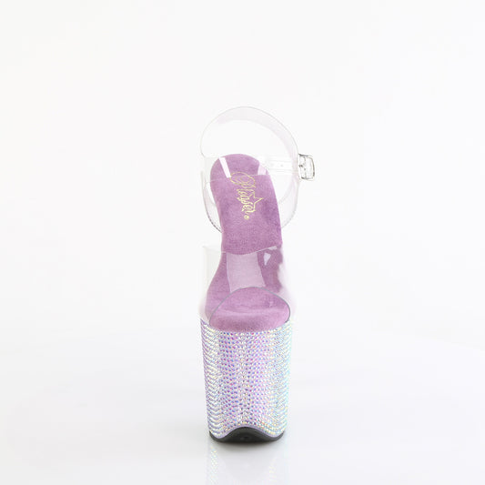 【PLEASER】BEJEWELED-808RRS シューズ Clr/Lavender RS【取寄】