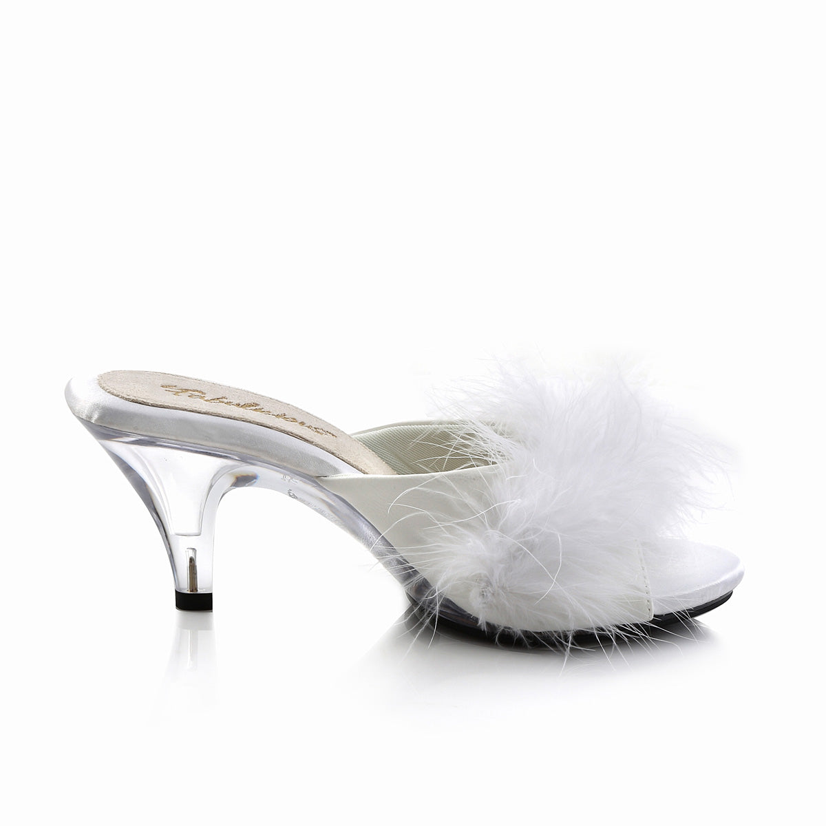 【FABULICIOUS】BELLE-301F ヒールシューズ Wht Pu-Fur/Clr【取寄】