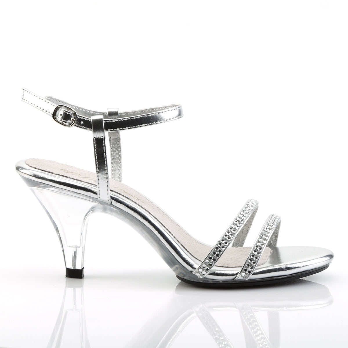 【FABULICIOUS】BELLE-316 ヒールシューズ Slv Metallic Pu/Clr【取寄】