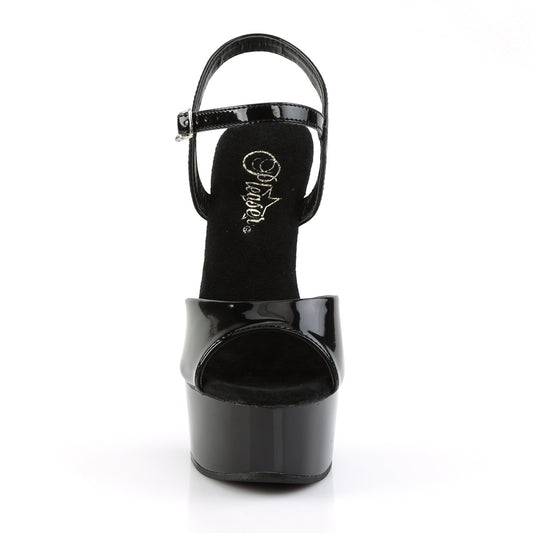 【PLEASER】CAPTIVA-609 シューズ Blk Pat/Blk【取寄】