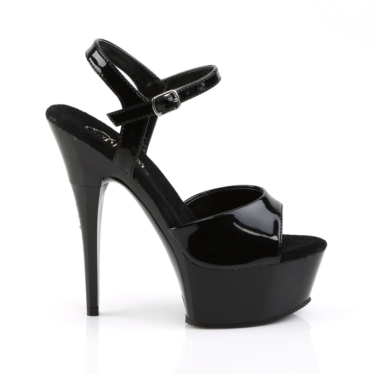 【PLEASER】CAPTIVA-609 プラットフォームシューズ Blk Pat/Blk【取寄】