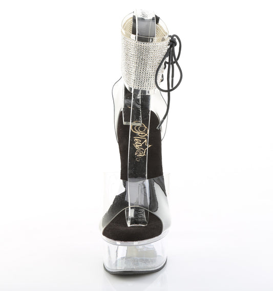 【PLEASER】CAPTIVA-624RS プラットフォームシューズ Clr/Blk【取寄】