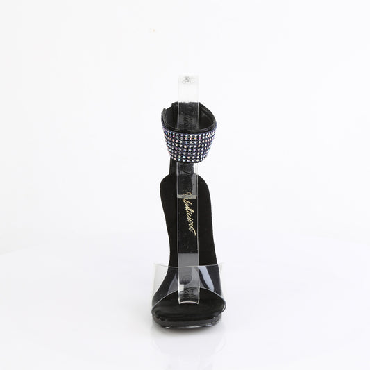 【FABULICIOUS】CHIC-42 シューズ Clr-Blk Faux Leather-AB RS/Blk【取寄】