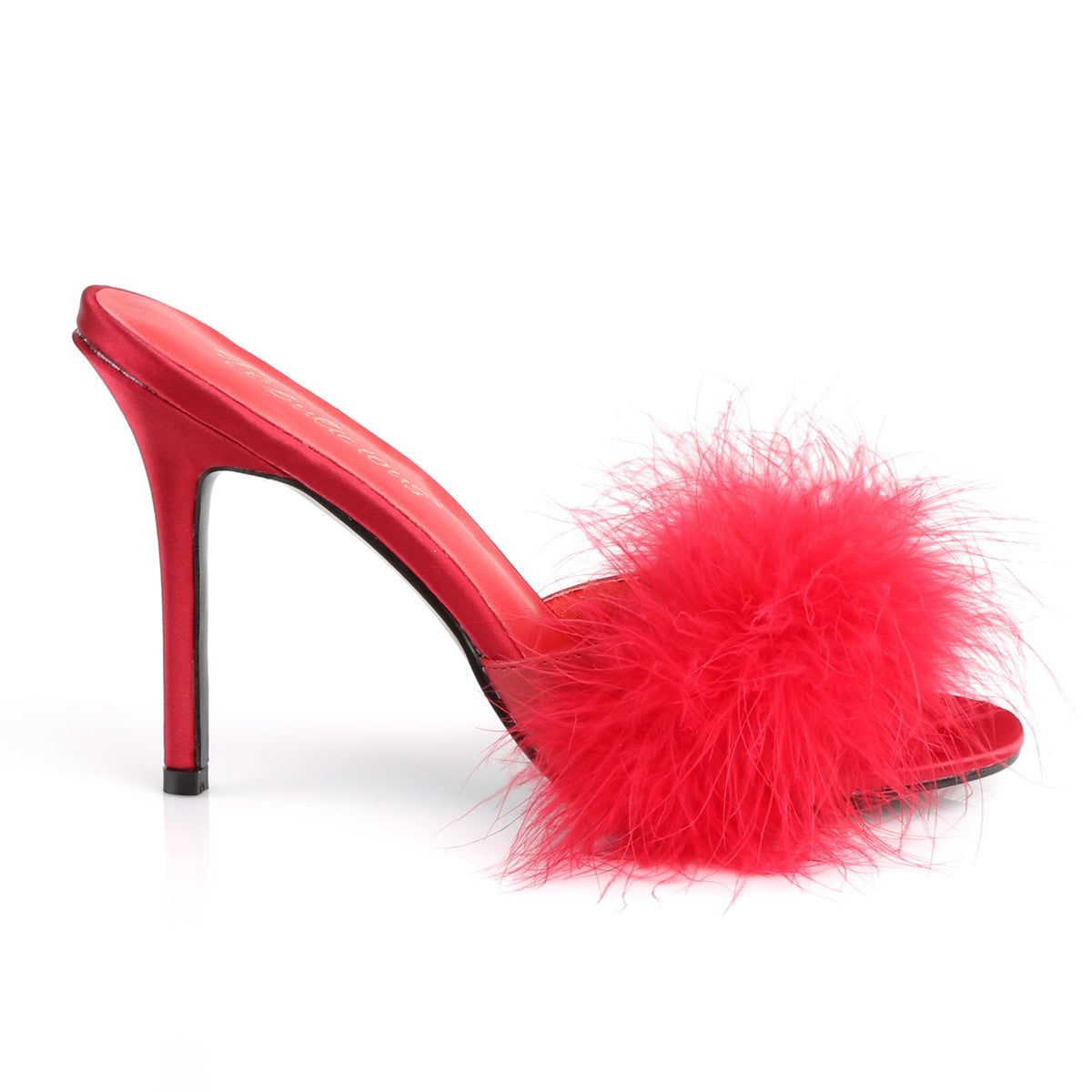 【FABULICIOUS】CLASSIQUE-01F ヒールシューズ Red Pu-Fur【取寄】
