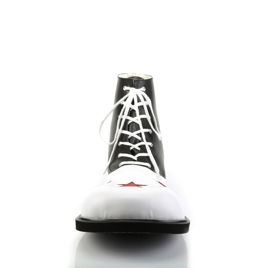 【FUNTASMA】CLOWN-02 ヒールシューズ Blk-Wht Pu【取寄】