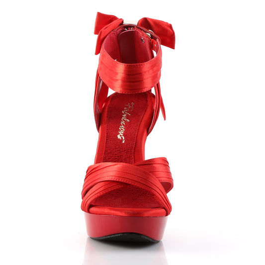 【FABULICIOUS】COCKTAIL-568 プラットフォームシューズ Red Satin/Red【取寄】