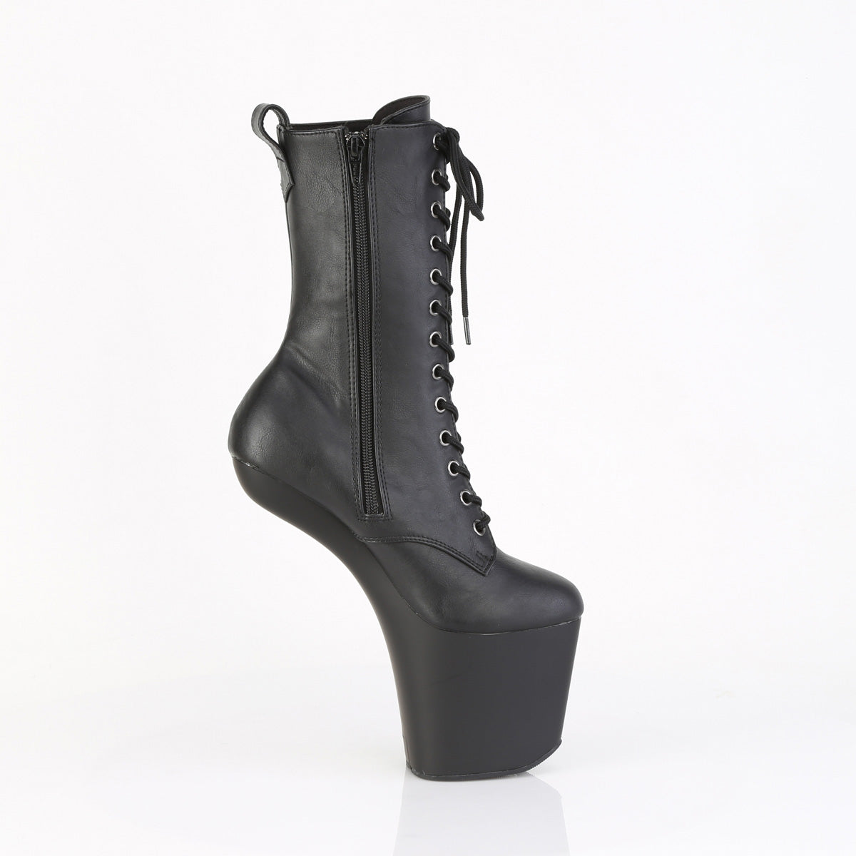 【PLEASER】CRAZE-1040 プラットフォームシューズ Blk Faux Leather/Blk Matte【取寄】