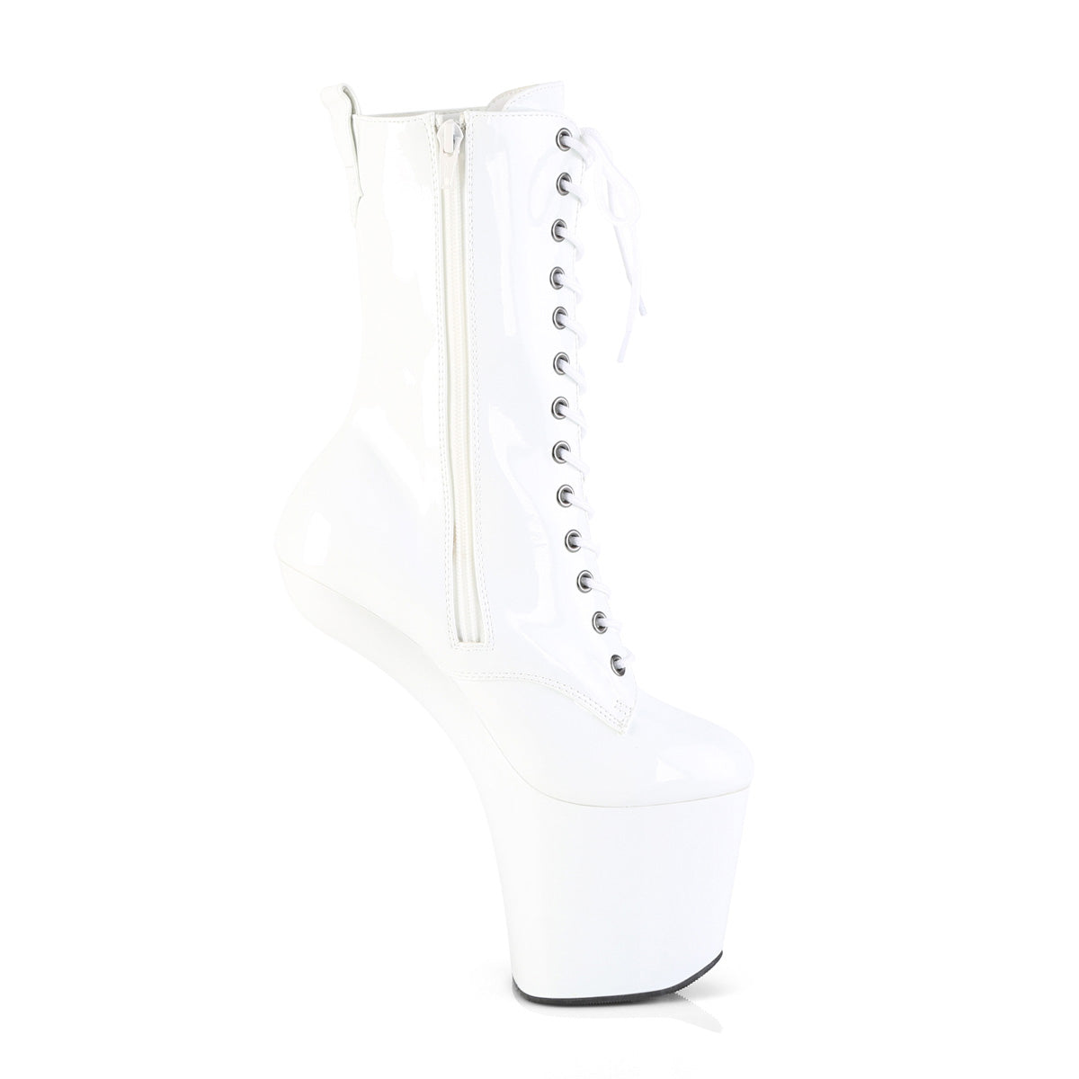 【PLEASER】CRAZE-1040 プラットフォームシューズ Wht Pat/Wht【取寄】