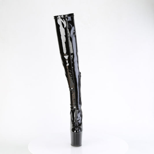 【PLEASER】CRAZE-3000 シューズ Blk Str. Pat/Blk【取寄】
