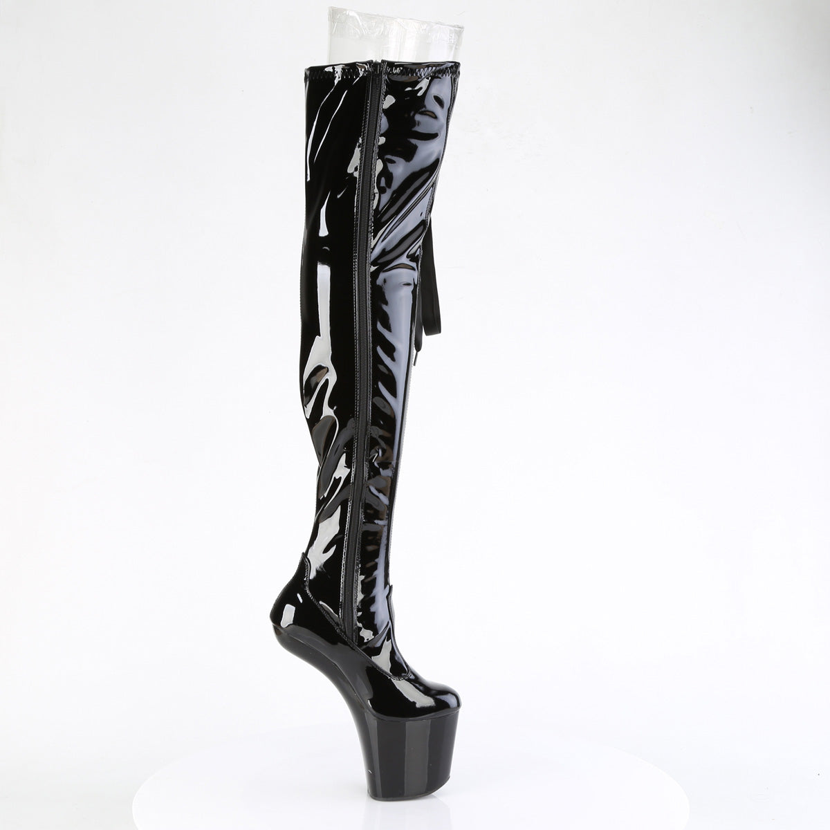 【PLEASER】CRAZE-3050 プラットフォームシューズ Blk Str. Pat/Blk【取寄】