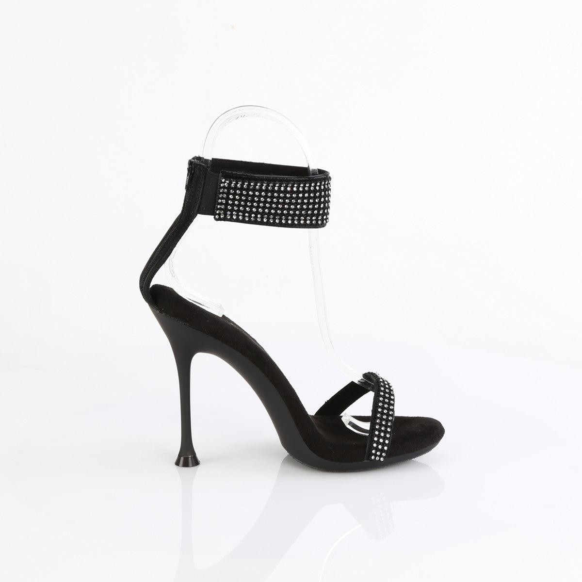 【FABULICIOUS】CUPID-440 ヒールシューズ Blk Faux Leather-RS/Blk【取寄】