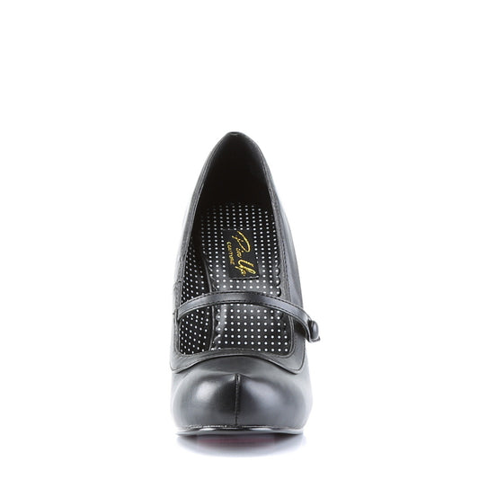 【PIN UP COUTURE】CUTIEPIE-02 プラットフォームシューズ Blk Pu【取寄】