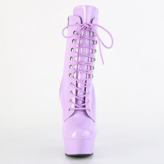 【PLEASER】DELIGHT-1020 プラットフォームシューズ Lavender Pat/Lavender【取寄】