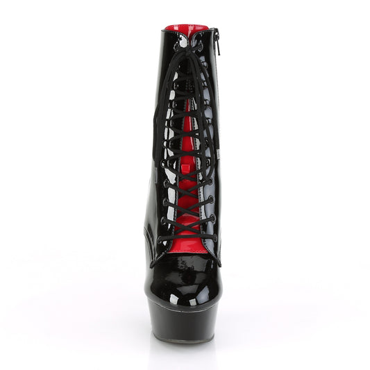 【PLEASER】DELIGHT-1020FH プラットフォームシューズ Blk Pat/Blk【取寄】
