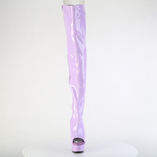 【PLEASER】DELIGHT-3017 シューズ Lavender Str. Pat/Lavender【取寄】