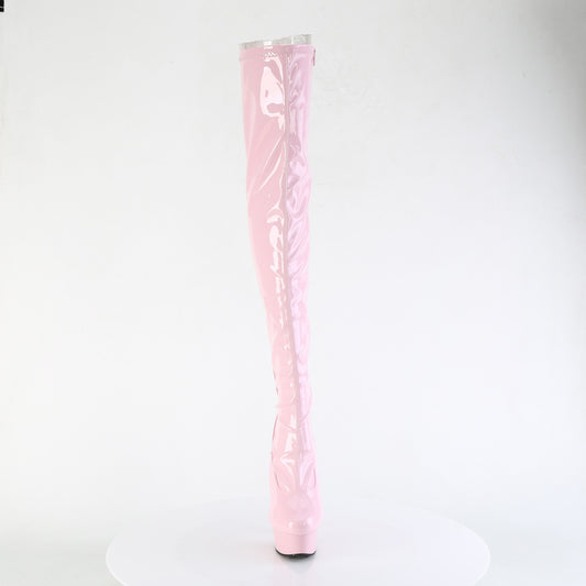【PLEASER】DELIGHT-3063 シューズ B. Pink Str Pat/B. Pink【取寄】