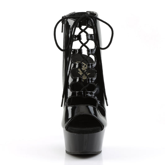 【PLEASER】DELIGHT-600-20 プラットフォームシューズ Blk/Blk【取寄】