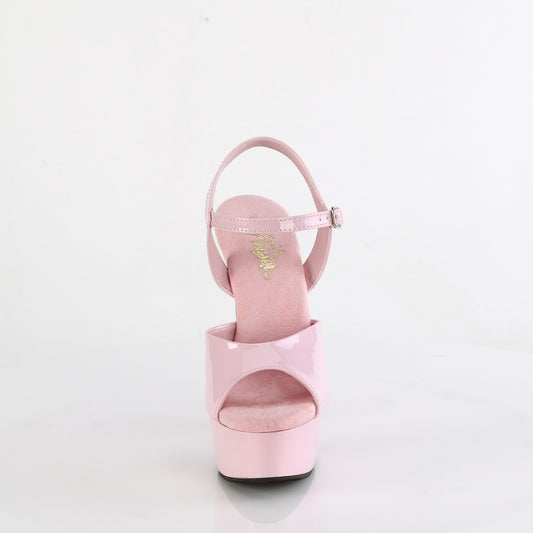【PLEASER】DELIGHT-609 シューズ B. Pink Pat/B. Pink【取寄】