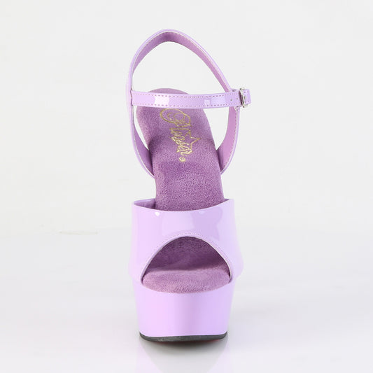 【PLEASER】DELIGHT-609 シューズ Lavender Pat/Lavender【取寄】