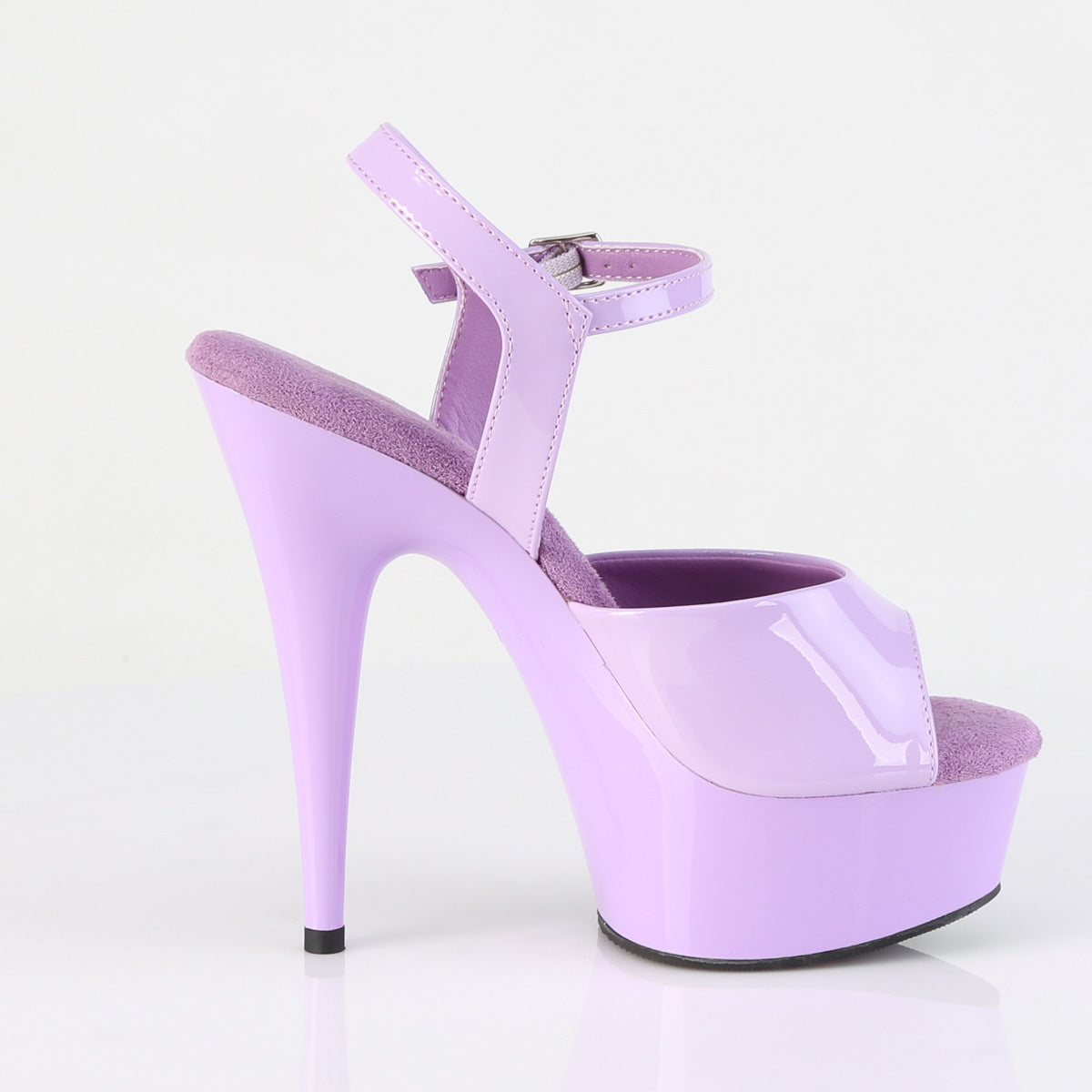 【PLEASER】DELIGHT-609 プラットフォームシューズ Lavender Pat/Lavender【取寄】