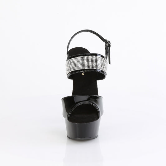 【PLEASER】DELIGHT-639 プラットフォームシューズ Blk Pat/Blk【取寄】