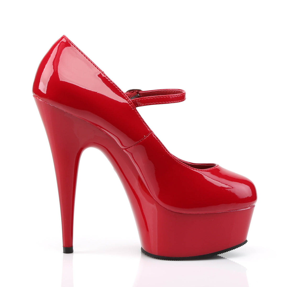 【PLEASER】DELIGHT-687 プラットフォームシューズ Red/Red【取寄】