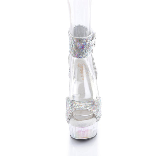 【PLEASER】DELIGHT-691HTRS プラットフォームシューズ Slv AB RS-TPU/Holo Tinted【取寄】