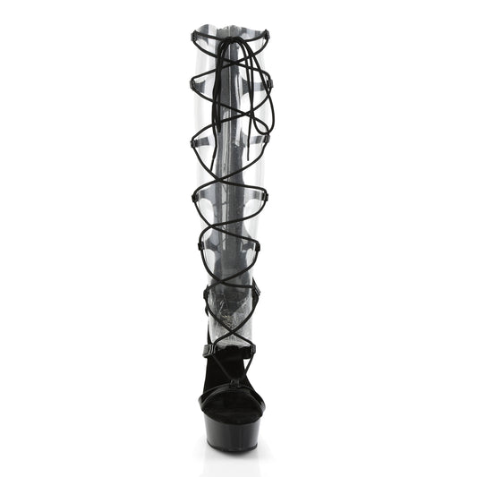 【PLEASER】DELIGHT-698 シューズ Blk Pat/Blk【取寄】