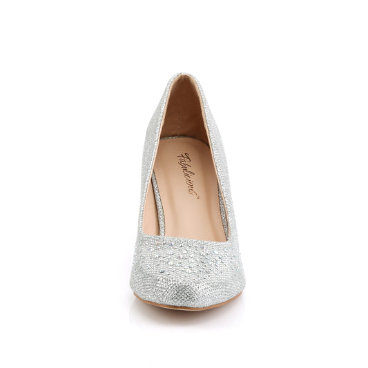 【FABULICIOUS】DORIS-06 ヒールシューズ Slv Glitter Mesh Fabric【取寄】