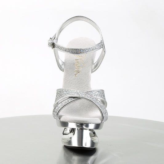 【PLEASER】ECLIPSE-619G プラットフォームシューズ Slv Multi Gltr/Slv Chrome【取寄】