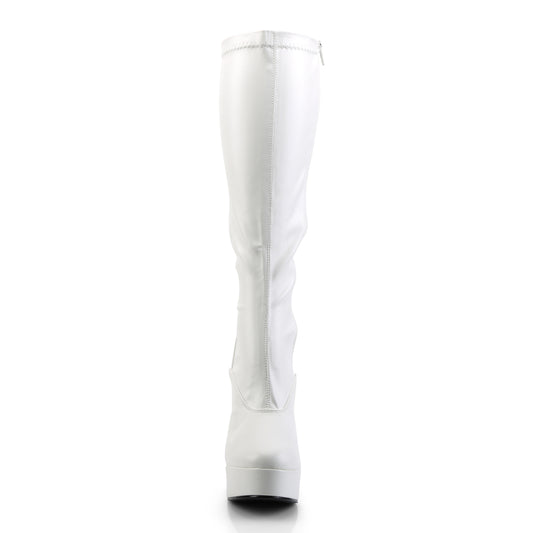 【PLEASER】ELECTRA-2000Z シューズ Wht Str Faux Leather【取寄】