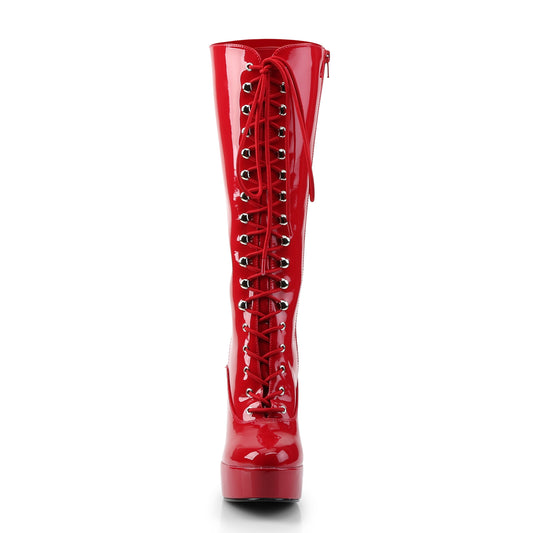 【PLEASER】ELECTRA-2020 プラットフォームシューズ Red Pat【取寄】