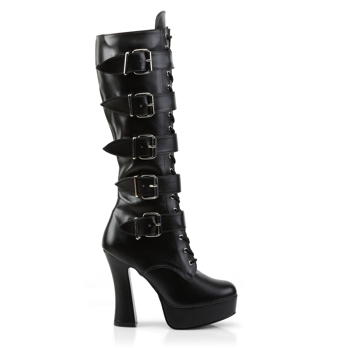 【PLEASER】ELECTRA-2042 プラットフォームシューズ Blk Faux Leather【取寄】